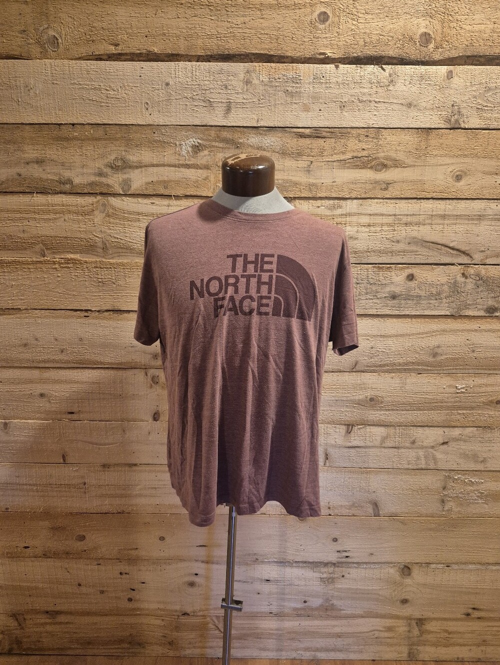 5/$30 Or 10/$50 The North Face Women's Logo Crew Tee in Dusty Mauve